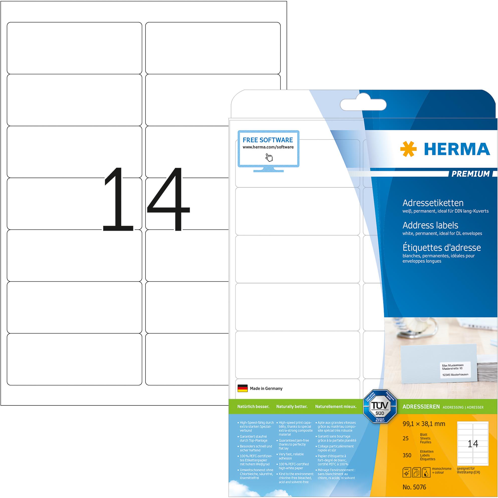 Herma, Etiketten, Premium Etiketten Adressieren/Versenden