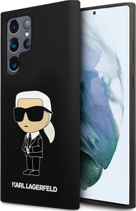 Produktbild Karl Lagerfeld KLHCS24LSNIKBCK S24 Ultra S928 hardcase czarny/black Silicone Ikonik (Samsung Galaxy S24 Ultra)