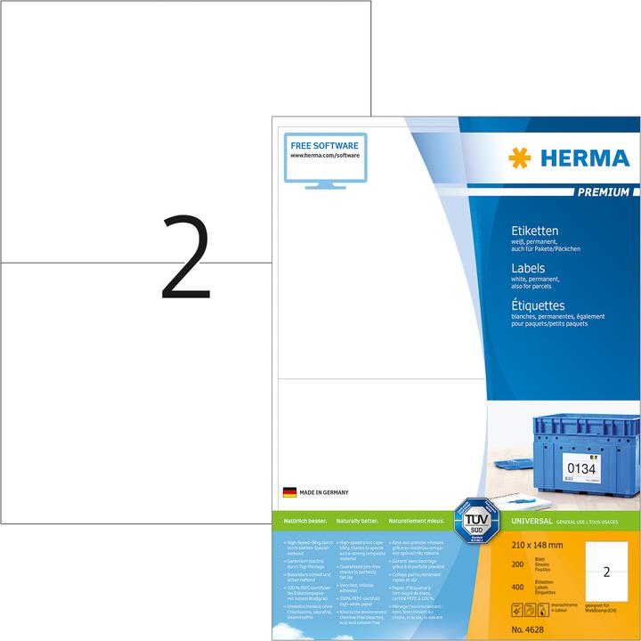 Actual product image HERMA Shipping labels A4