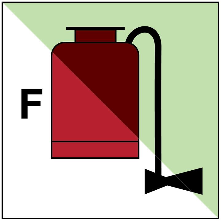 Actual product image Brady Portable foam extinguisher - IMO