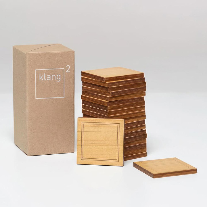 Produktbild Klang2 Akustisches Gedächtnisspiel, Classic-Edition, Zypressenholz (Deutsch, Englisch)