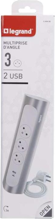 Immagine prodotto Legrand 90Â° MONTEERB CONTACTDOOS 049406 (1 m, CEE 7/5)