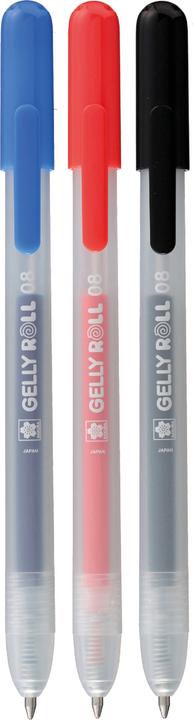 Actual product image Sakura Gelly Roll Retractable Classic Gelschreiber transparent 0,4 mm, Schreibfarbe: farbsortiert, 3 (3x)