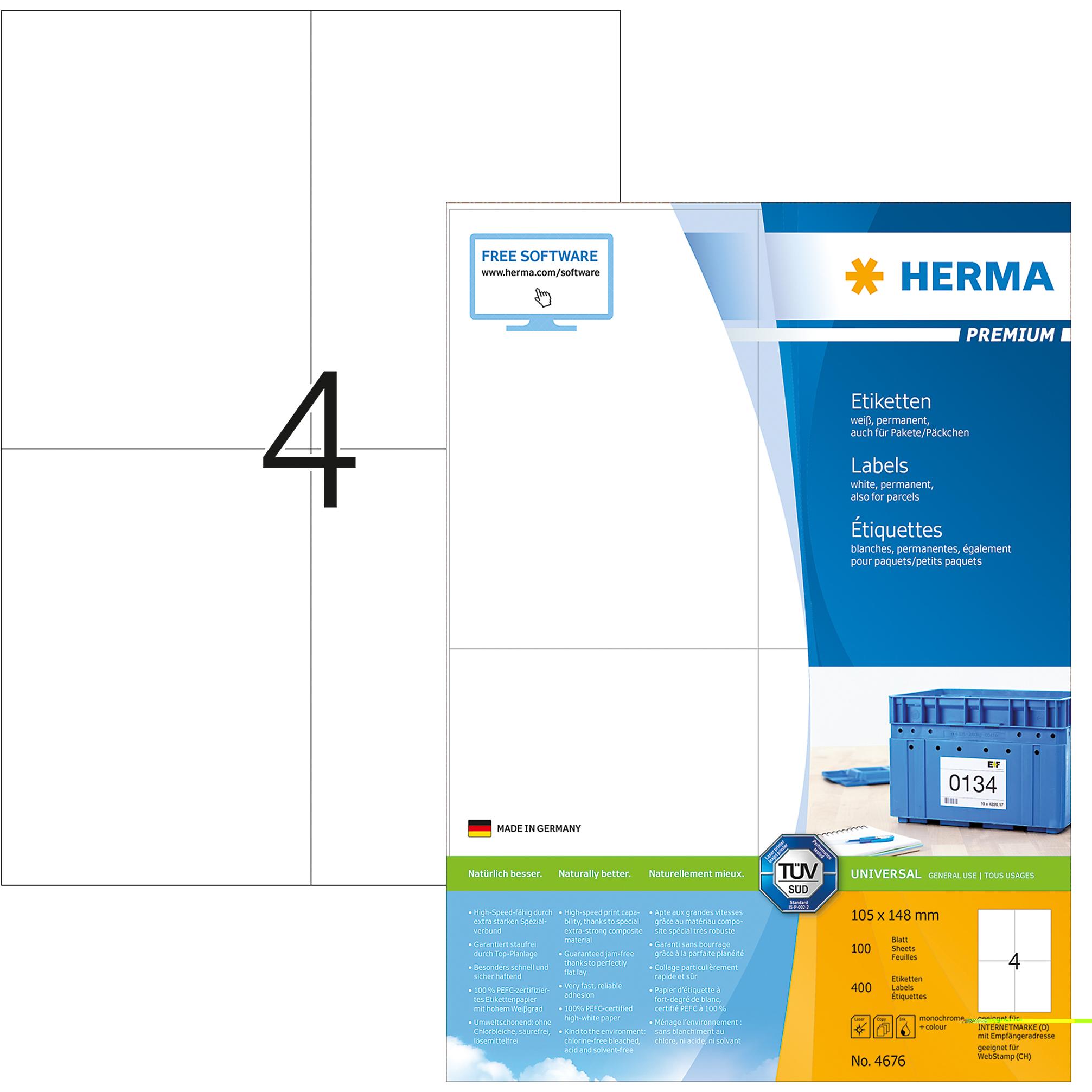 Herma, Etiketten, Premium Etiketten Universal