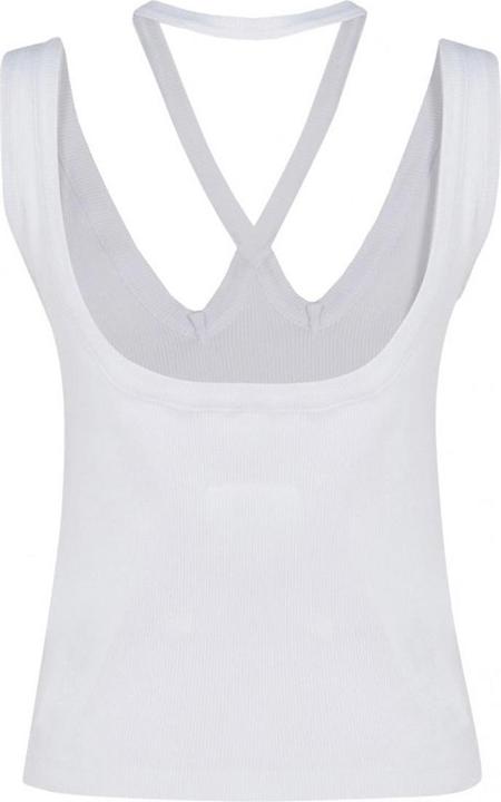 Maison Martin Margiela Mm6 Maison Margiela Ribbed Cotton Top (S)