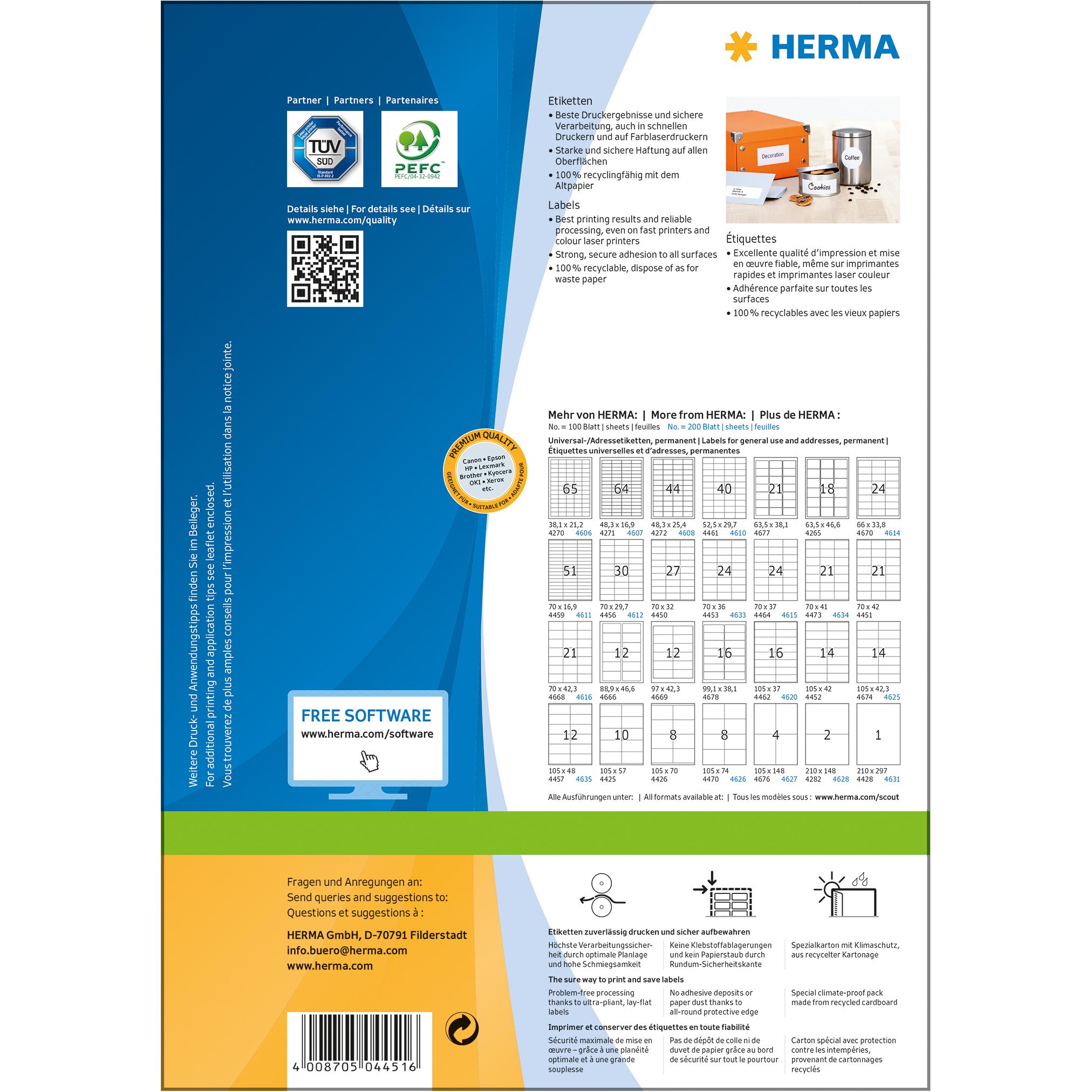 Thumbnail - Herma, Etiketten, Premium Etiketten Universal