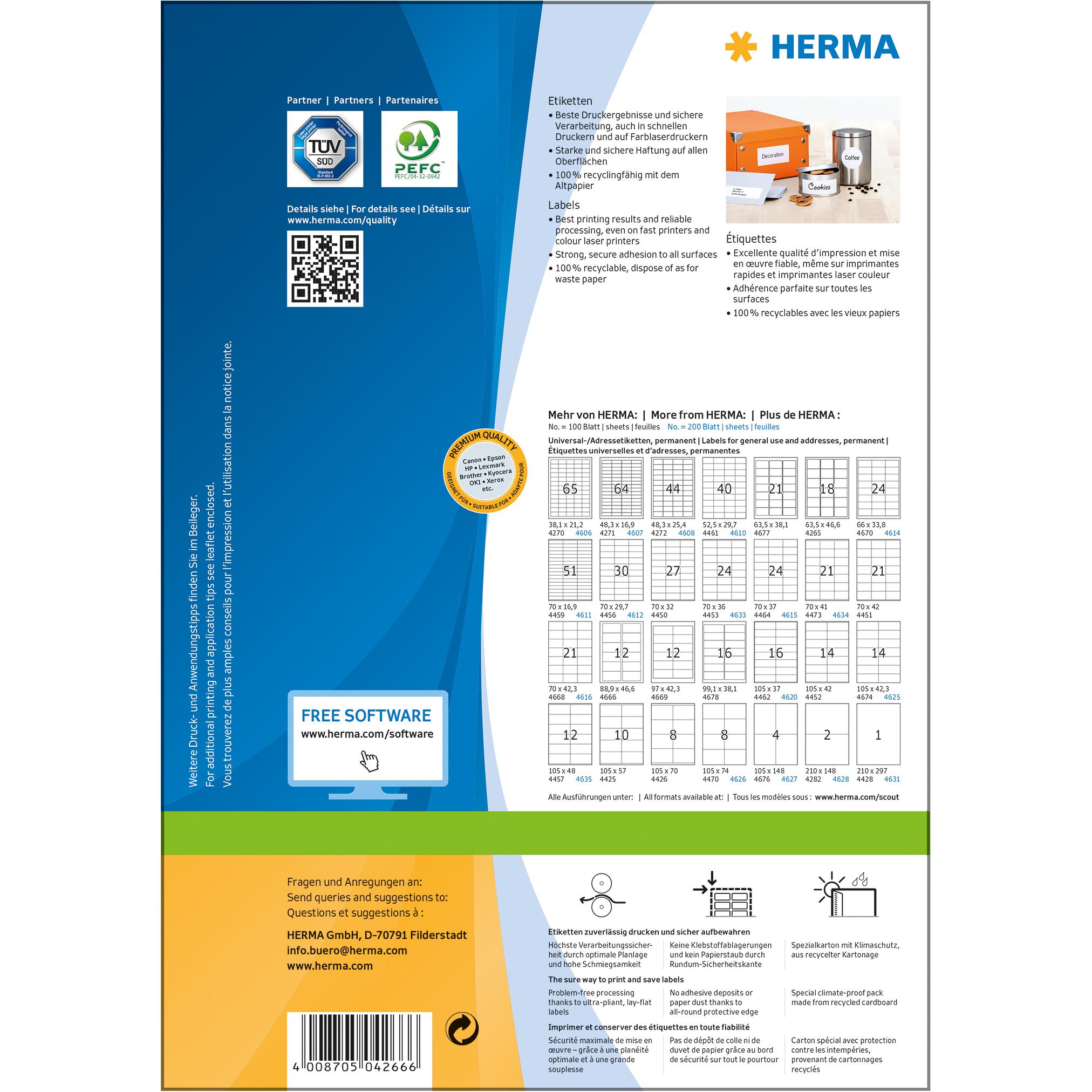Thumbnail - Herma, Etiketten, Premium Etiketten Universal