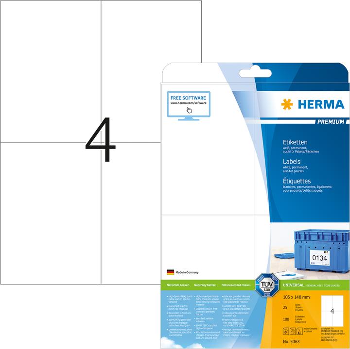 HERMA Versandetiketten A4