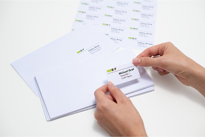 Actual product image Herma Address labels A4