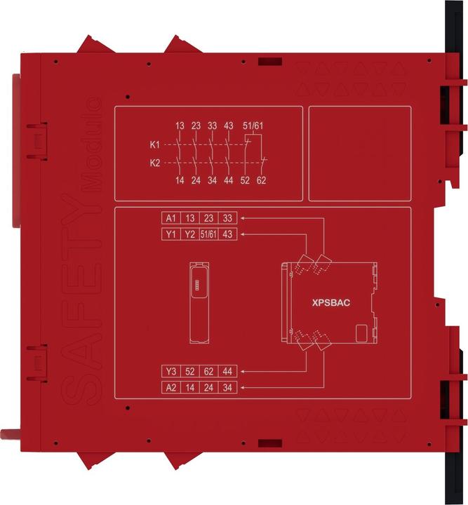 Produktbild Schneider Electric Sicherheitsrelais Not-Aus oder Abschaltung, 24 V, keine Eingänge, Schraubklemmen