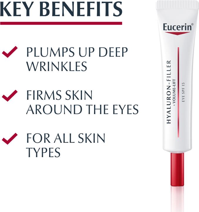 Actual product image Eucerin Hyaluron filler + volume lift (Eye Care Cream, Day, 15 ml)