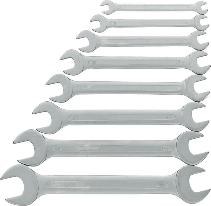 Actual product image Neriox Double open-end wrench set 10 pcs 6-32 (32 mm, 19 mm, 6 mm, 12 mm, 24 mm, 14 mm, 22 mm, 16 mm, 23 mm, 10 mm, 21 mm, 18 mm, 27 mm, 7 mm, 31 mm, 17 mm, 11 mm, 15 mm, 26 mm, 30 mm, 8 mm, 28 mm, 9 mm, 29 mm, 13 mm, 20 mm, 25 mm)