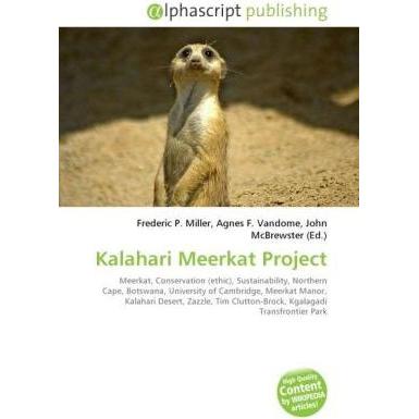 Kalahari Meerkat Project, Fachbücher von Agnes F. Vandome, Frederic P. Miller, John McBrewster