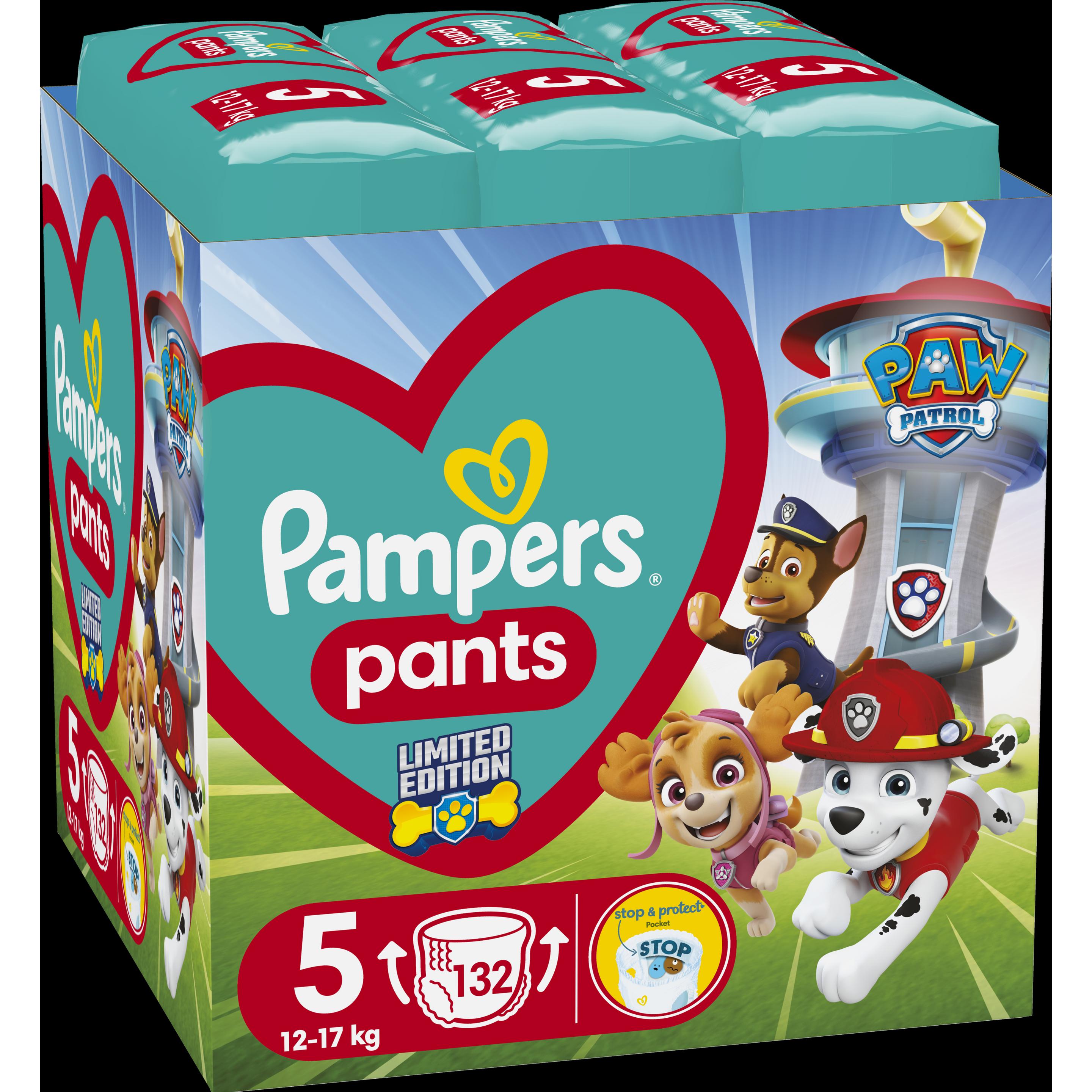 Pampers Pants Paw Patrol, Suurus 5, 132 Mähet