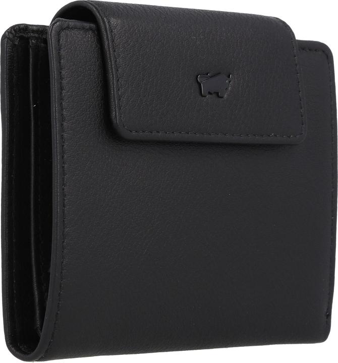 Actual product image Braun Büffel Capri leather wallet 10.5 cm