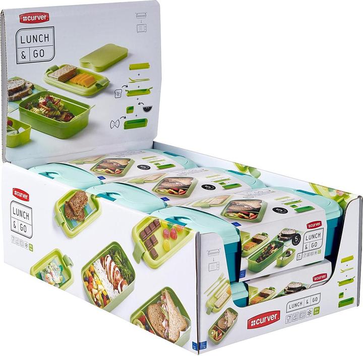 Productafbeelding Curver Lunchbox 'Lunch & go' inkl. Besteck