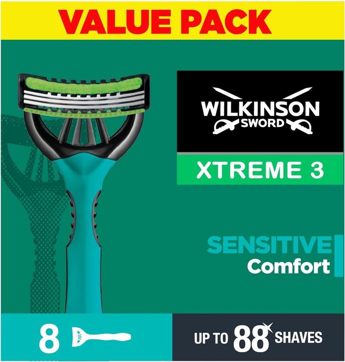Immagine prodotto Wilkinson Razor Extreme3 ​​Sensitive 4 + 4