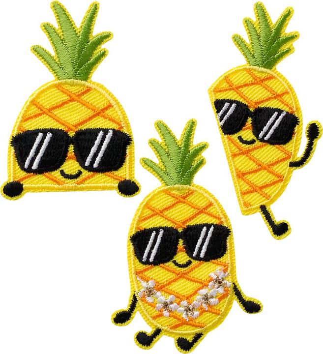 Image du produit Mono Quick Applikationen - Teens and Jeans - aufbügelbar Create Ananas u. aufkleben (11 x)