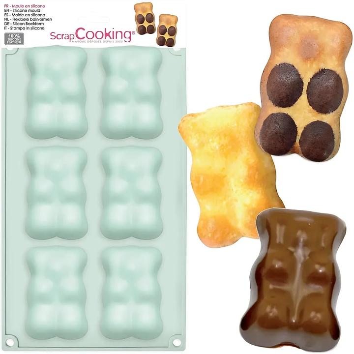 Produktbild ScrapCooking Silikonbackform Teddy Bär