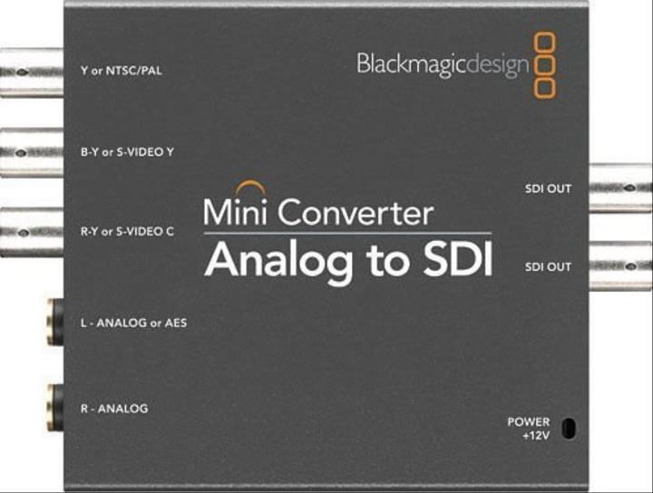 Produktbild Blackmagic Mini Converter Analog to SDI 2 (Analog -> Digital)
