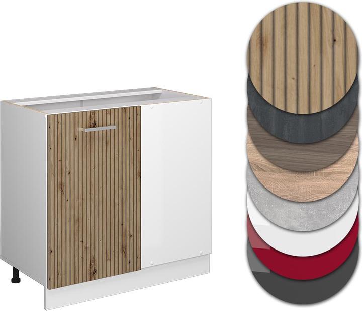 Produktbild Vicco Eckunterschrank R-Line (86 x 60 x 81.5 cm)