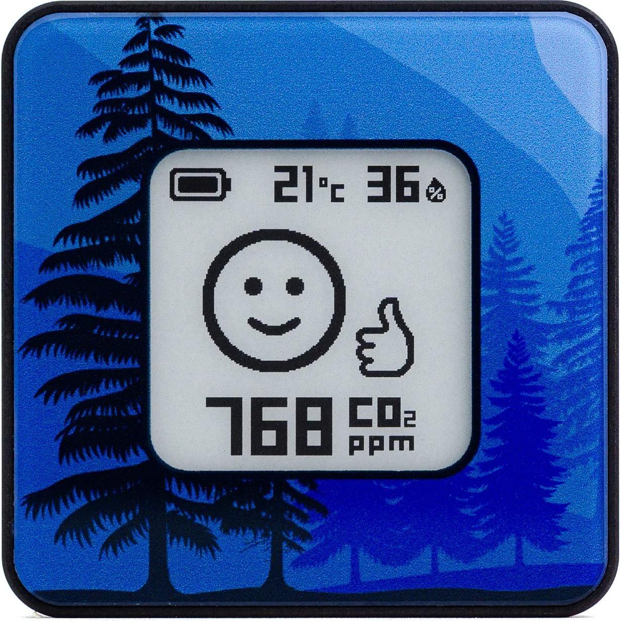 Thumbnail - NoName Smart Home Air Quality Sensor/Black/Deer Airv-Deer, Thermometer + Hygrometer, Schwarz