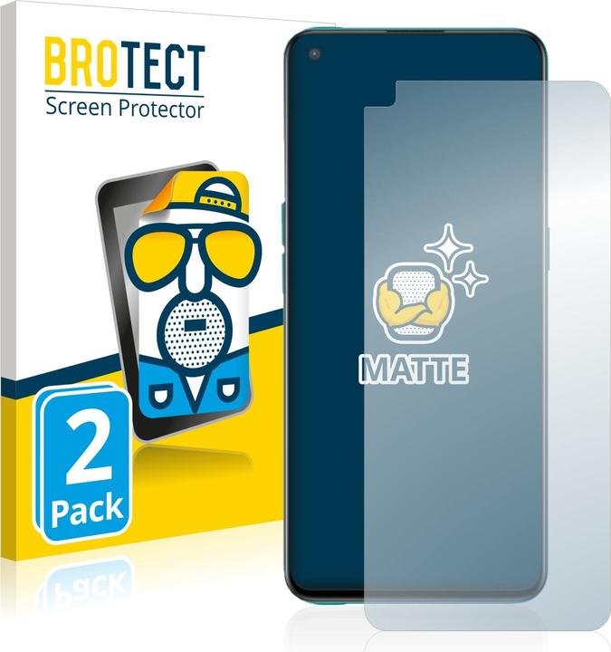 Produktbild BROTECT Entspiegelungs-Schutzfolie Displayschutz Matt (2 Stück, OnePlus Nord CE 5G)