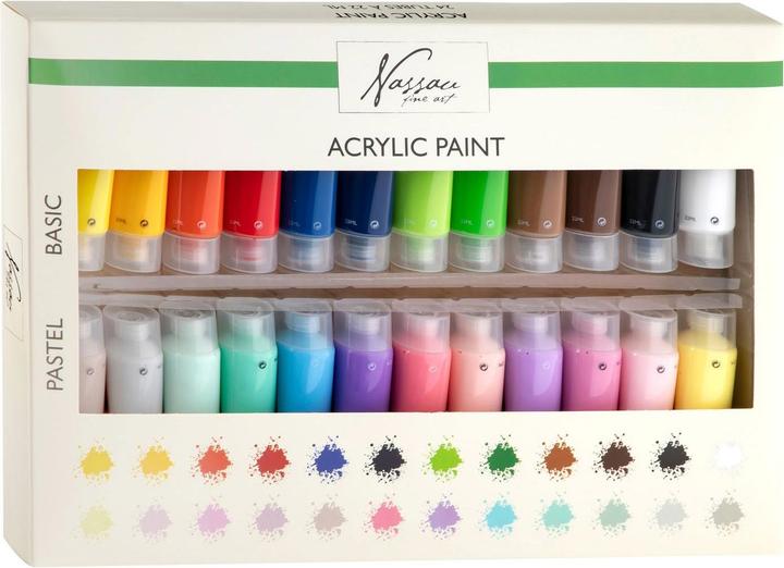 Actual product image Art Sensations Nassau acrylic paint base and pastels (528 ml)
