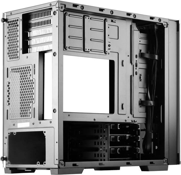 Image du produit Silverstone SST-LD01B Lucid Mini Tower Micro ATX Computer Case, Silent High Airflow Performance, 3x (mATX)