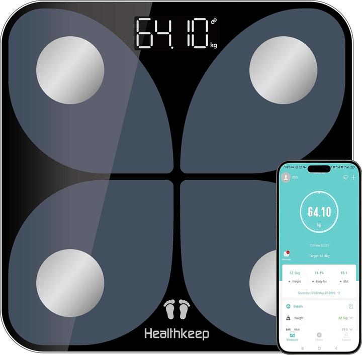 Produktbild Healthkeep Körperanalysewaage (180 kg)
