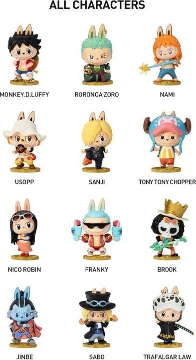 Image du produit Pop Mart Labubu The Monsters x One Piece Series Sealed Case (Einzelpack) (9 cm)