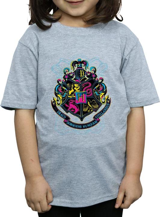 Produktbild Neon Hogwarts Crest TShirt Mädchen (128)