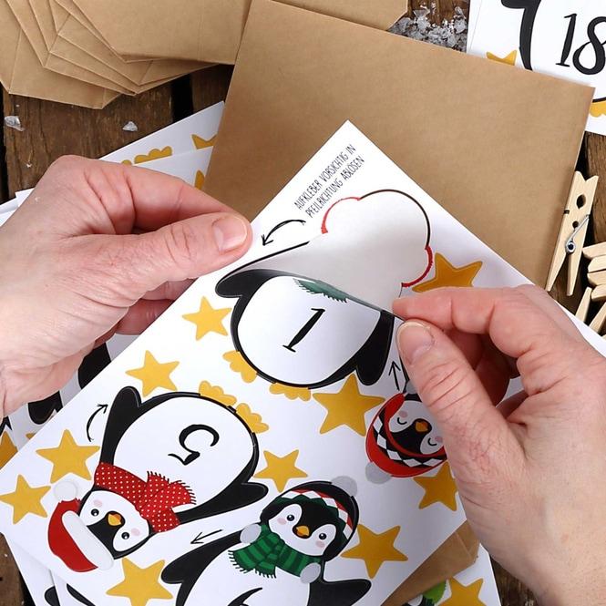 Produktbild Papierdrachen Pinguine