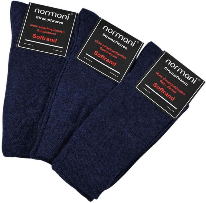 Actual product image Normani 6 pairs of comfort socks with soft edge and terry sole (pack of 6, 47 - 50)