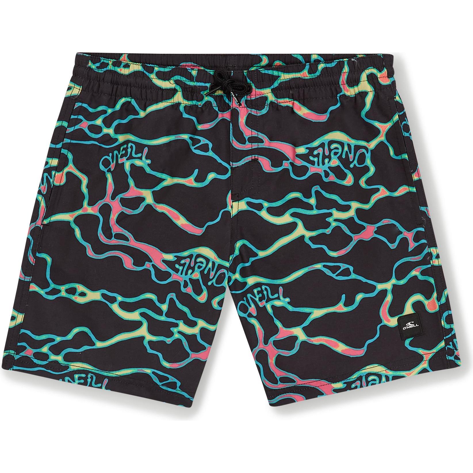 O'Neill, Jungen, Badehose, Jack Cali Crazy 14" Swim Shorts, Schwarz, (164)