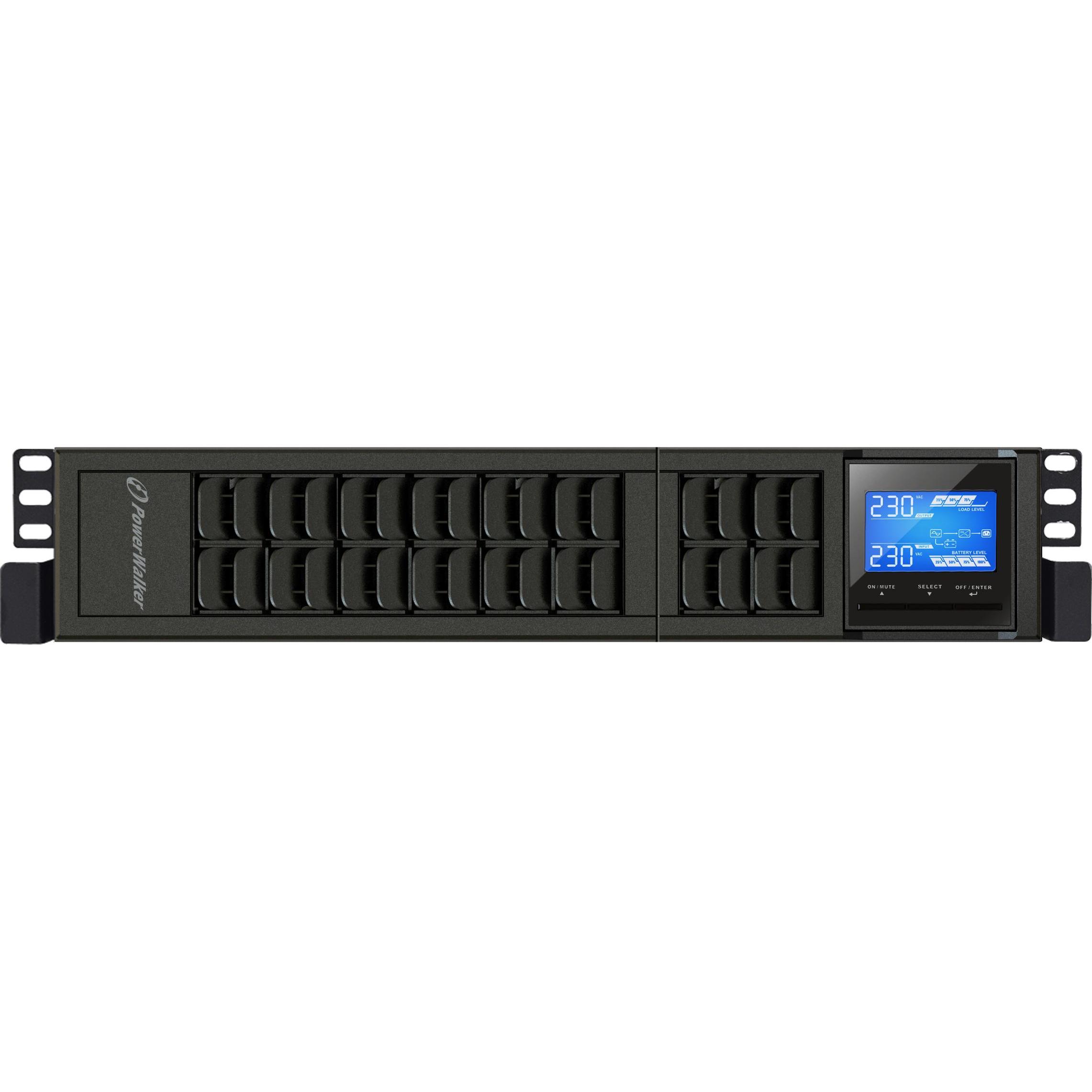 Powerwalker UPS VFI 3000 CRS senza batteria (3000 VA, 2400 W, Doppio convertitore online UPS), UPS