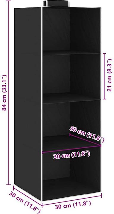 Actual product image vidaXL Hängeaufbewahrung