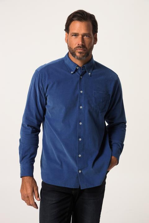 Produktbild JP1880 Cordhemd, Langarm, Buttondown Kragen, Modern Fit (5XL)