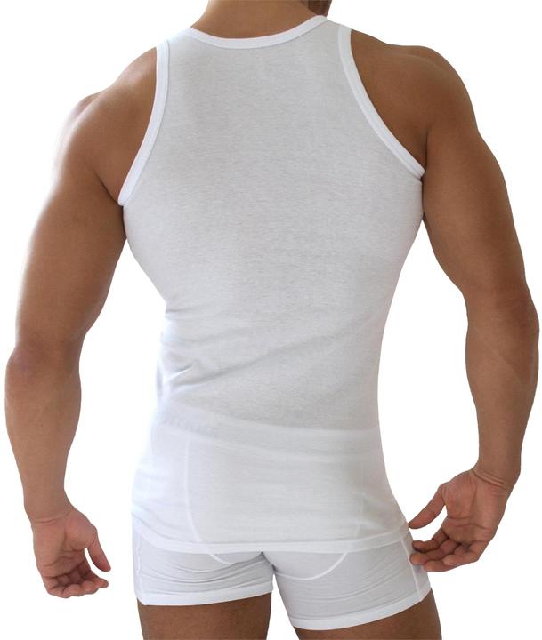 Actual product image Normani 5 Piece Men's Undershirt Fine Rib White (4XL)