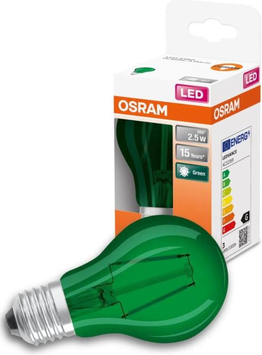 Actual product image Osram LED Monochrome (E27, 2.50 W, 45 lm, 1 x, G)