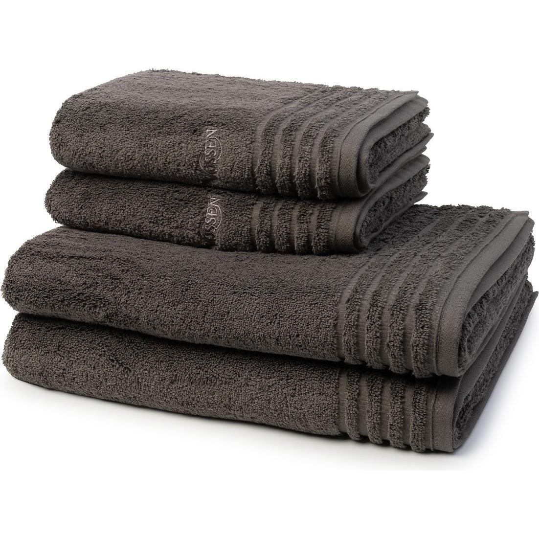 Vossen, Frotteewäsche, Vienna Style Supersoft 2 X Handtuch 2 X Duschtuch - im Set