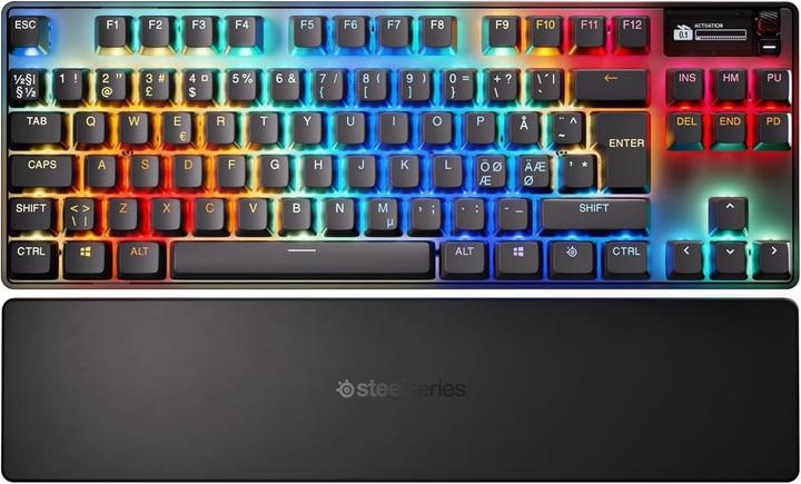 Image du produit SteelSeries | Clavier de jeu | Apex Pro TKL Gen 3 | ND Layout | Bluetooth | Black | 2.4 GHz / Bluetooth/ Wired (Filaire, Sans fil)
