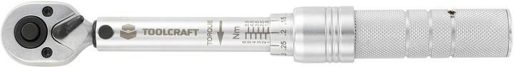 Immagine prodotto Toolcraft Chiave dinamometrica con reversibilità (1/4", 1 Nm, 6 Nm)