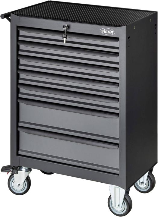 Actual product image Vigor Workshop trolley with set ""Black Edition II"" V2712N Overall length: 677 mm No. of tools: (228 x)