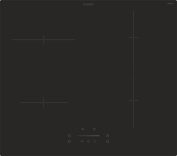 Produktbild Candy CTP643C/YEP (59 cm, Elektrokochfeld)
