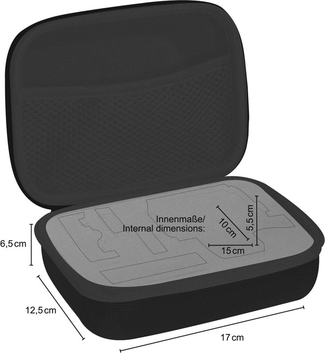 Immagine prodotto mantona Borsa rigida (GoPro Hero 5, GoPro Hero 4, Eroe 3, Eroe 3+, Eroe 2)