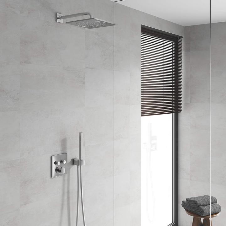 Produktbild Grohe Grohtherm SmartControl, Chrom, Eckig, 2 Ventile