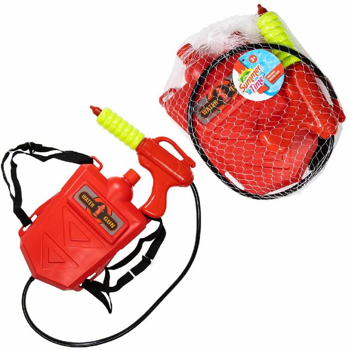 Actual product image Summertime Fire Department Pistol with back contai (Tank Integrated)