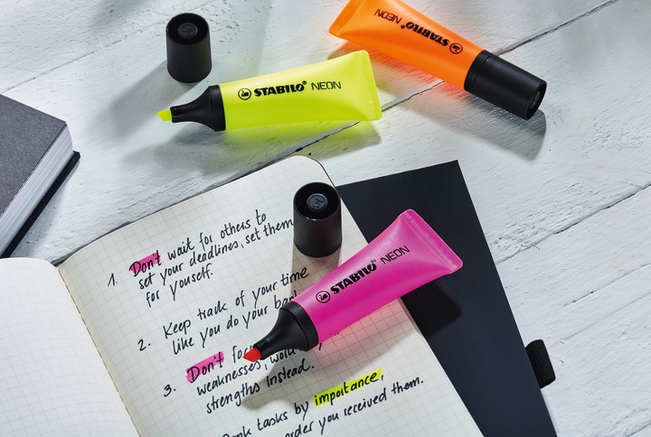 Produktbild STABILO NEON Textmarker (Orange, 5 mm, 1 x)