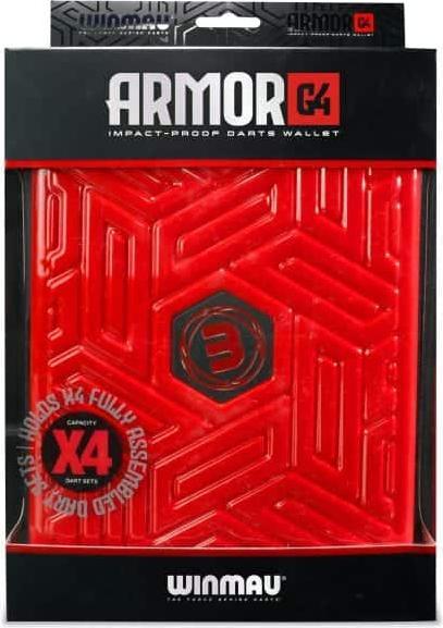 Image du produit Winmau Étui à fléchettes Armor G4 Rouge